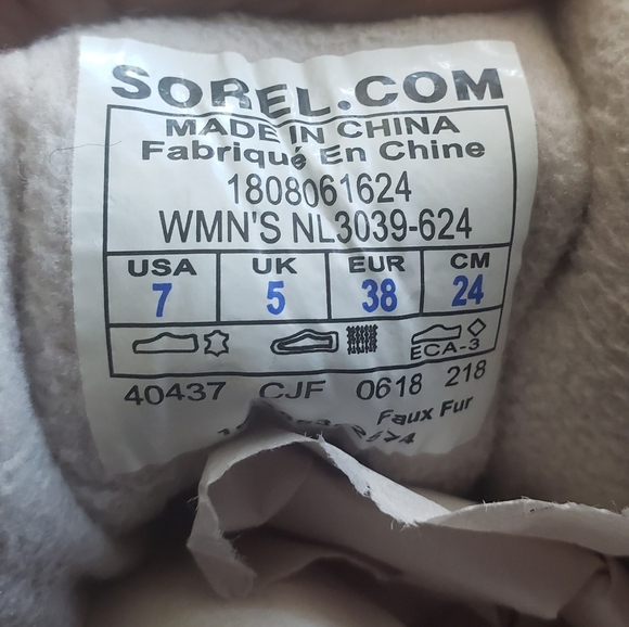 Sorel Women’s Explorer Joan Waterproof Boot maroon Size 7 pre-owned maroon - Picture 6 of 12